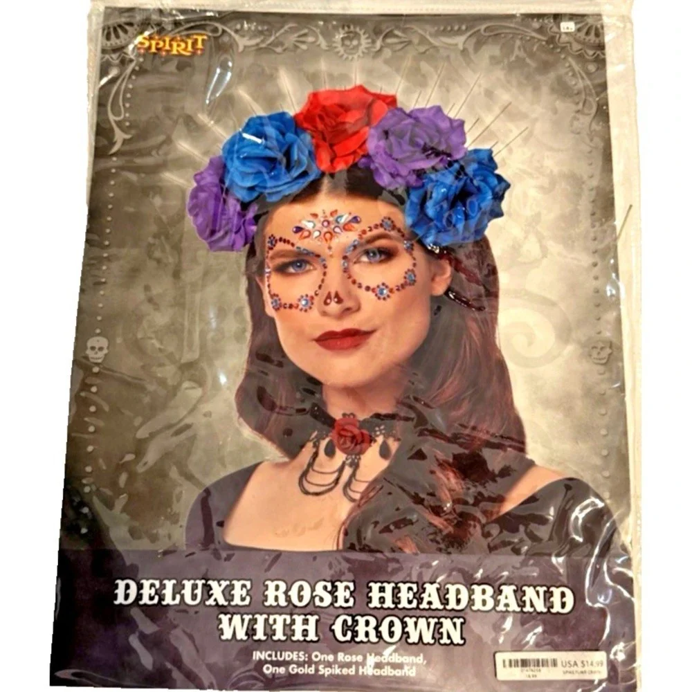 Rose Headband Headband & Floral Crown Halloween Costume Headband Spirit